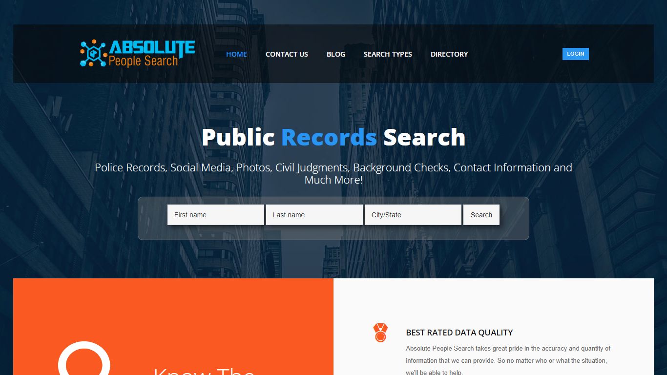 Absolute People Search - Police Records, Social Media ...
